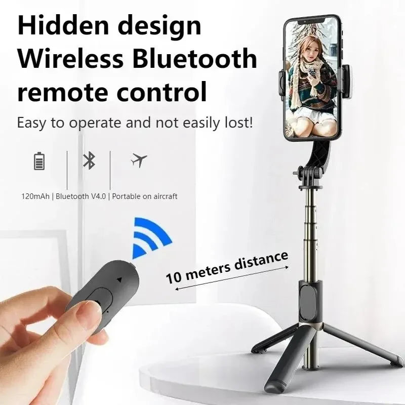Handheld Gimbal Stabilizer Selfie Stick Smartphone