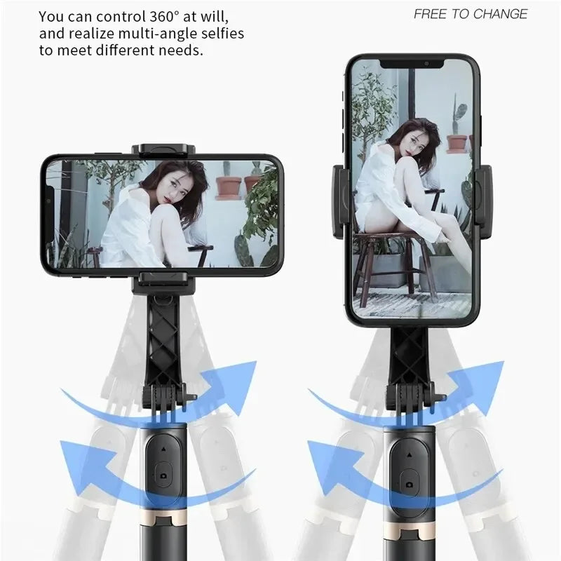 Handheld Gimbal Stabilizer Selfie Stick Smartphone